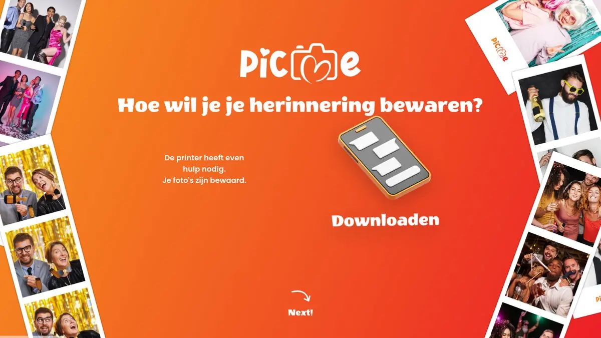 Melding De printer heeft even hulp nodig