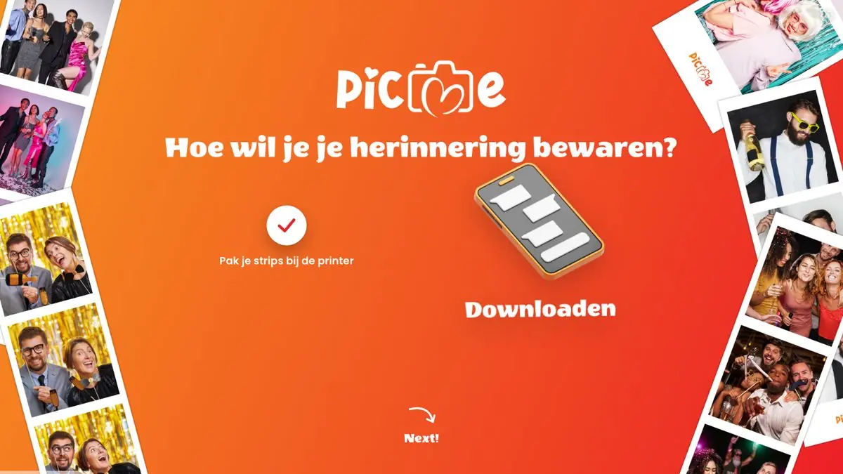 Melding Pak je strips bij de printer